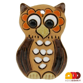 Sovička z keramiky 5,5 cm