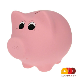 Pokladnička prase růžové světlé MAXI 33 cm