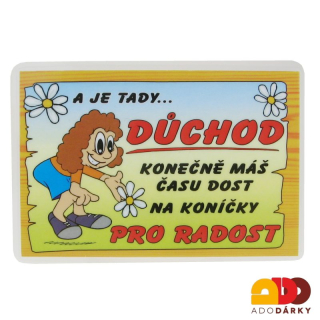 A je tady důchod