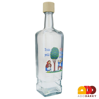 Láhev hranatá "To budou povidla..." 0,7 l