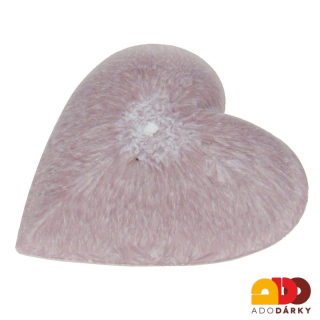 Svíčka srdce Med a tabák 11 cm