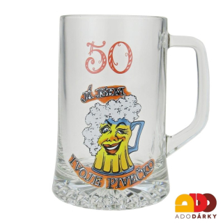 Půllitr "50 Já jsem Tvoje pivečko"