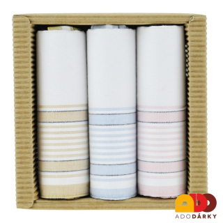 Dámské kapesníky sada 3 ks