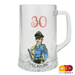 Půllitr "30 Pivní policie"