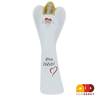 Anděl "Pro štěstí" 19,5 cm