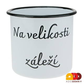 Maxi plecháček "NA VELIKOSTI ZÁLEŽÍ" 1 l