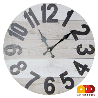 Dřevěné hodiny  Ø 30 cm