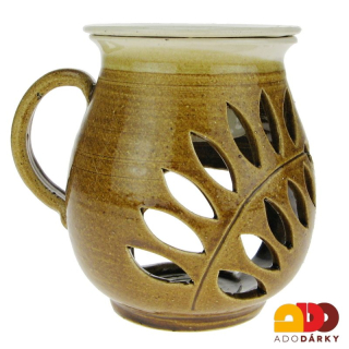Aromalampa baňatá hnědá 12 cm