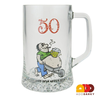 Půllitr "50 Pivo dělá hezká těla"