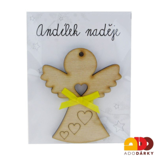 Andílek naděje 10 cm