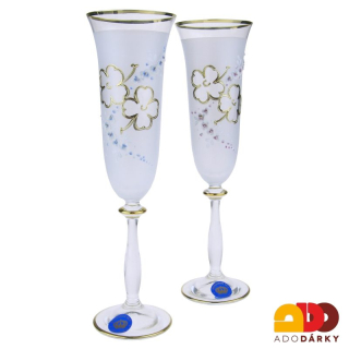 Svatební číše "Čtyřlístek" 190 ml 2 ks