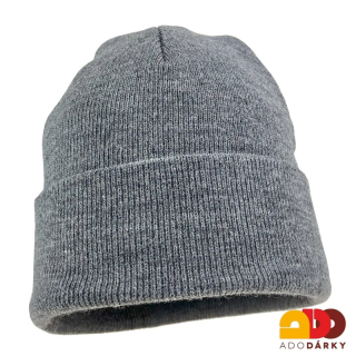 Pánská čepice šedá klasická