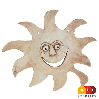 Sluníčko s velkými paprsky 28 cm