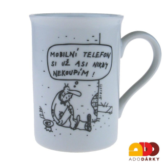 Vtipný hrnek "Mobilní telefon..." 330 ml