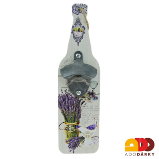 Otvírák na pivo Levandule - var. II. 26,5 cm