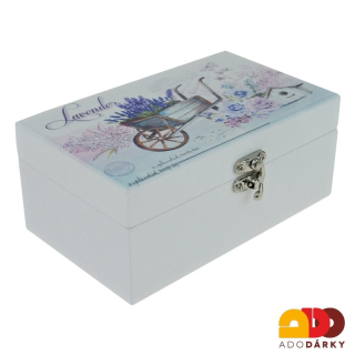 Šperkovnice "Lavender" 16 x 10 x 7 cm