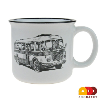 Hrnek "plecháček" autobus Škoda 706 RTO 480 ml
