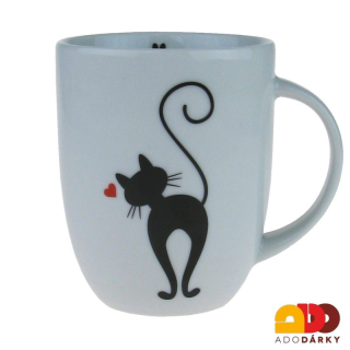 Hrnek s kočkou s ocasem nahoru 300 ml