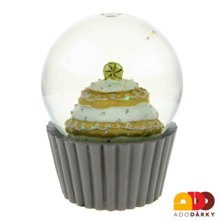 Sněžítko šedý dortík s polevou 9 cm