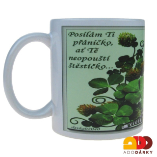 Hrnek "Posílám ti přáníčko..." 0,3l