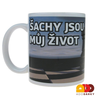 Hrnek "Šachy jsou můj život" 0,3l