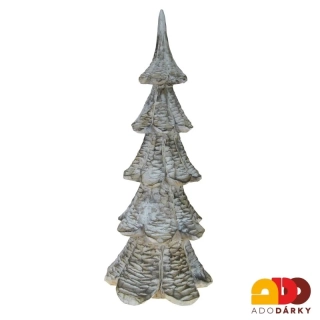 Stromeček dřevěný vyřezávaný 50 cm