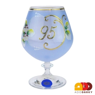 Jubilejní číše "95" modrá