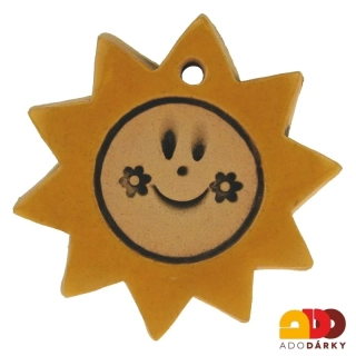 Sluníčko malé tmavší 4,5 cm