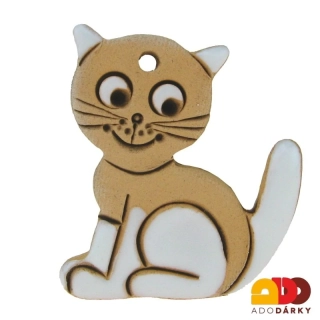 Kočka bílá 5,5 cm