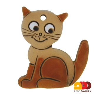 Kočka jasně hnědá 5,5 cm