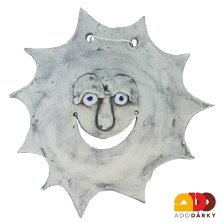 Sluníčko šedé 20 cm