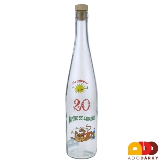 Láhev 20 Napijme se kamarádi... 0,75 l