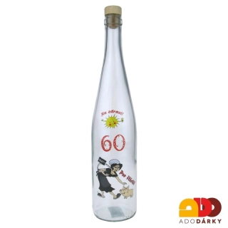 Láhev 60 Na zdraví, pro štěstí 0,75 l