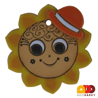 Sluníčko s oranžovým kloboukem 7,5 cm