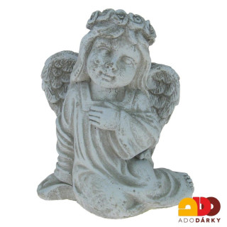 Betonový anděl sedící 12 cm