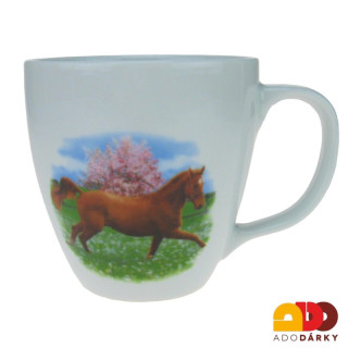 Hrnek s koněm - 400 ml var. IV.