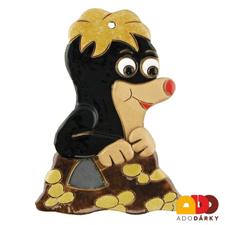 Krteček z keramiky na zeď