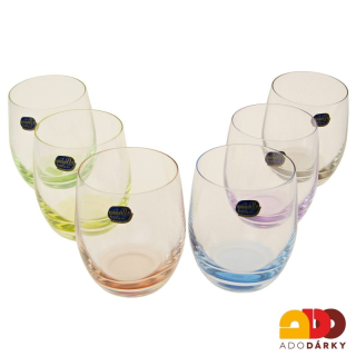 Sklenice na whisky Rainbow  300 ml, sada 6 ks