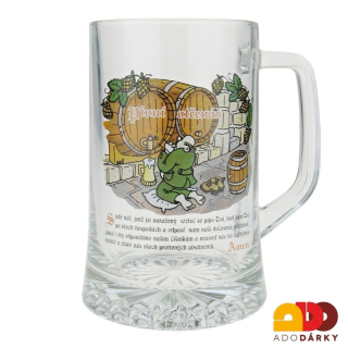 Půllitr "Pivní otčenáš" 0,5l var. II.